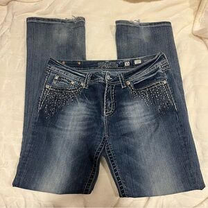 Miss Me Flare Embellished Jeans